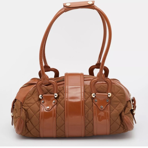 Burberry Nylon and Leather Large Manor Satchel-Preloved with Dust Bag & COA - Picture 4 of 9
